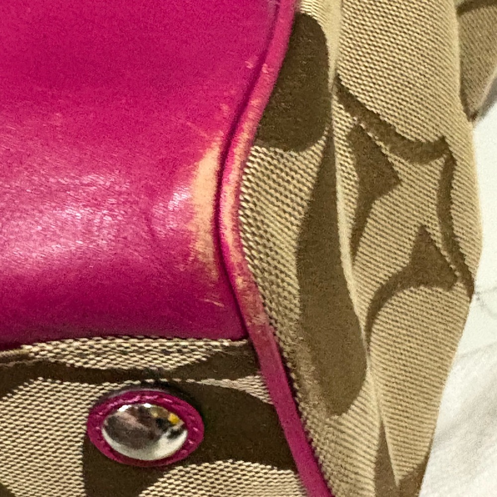 Coach legacy purse combo with matching wristlet - Picture 10 of 16